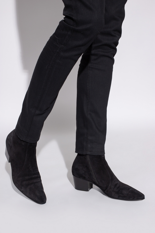 Black 'Vassili' ankle boots Saint Laurent